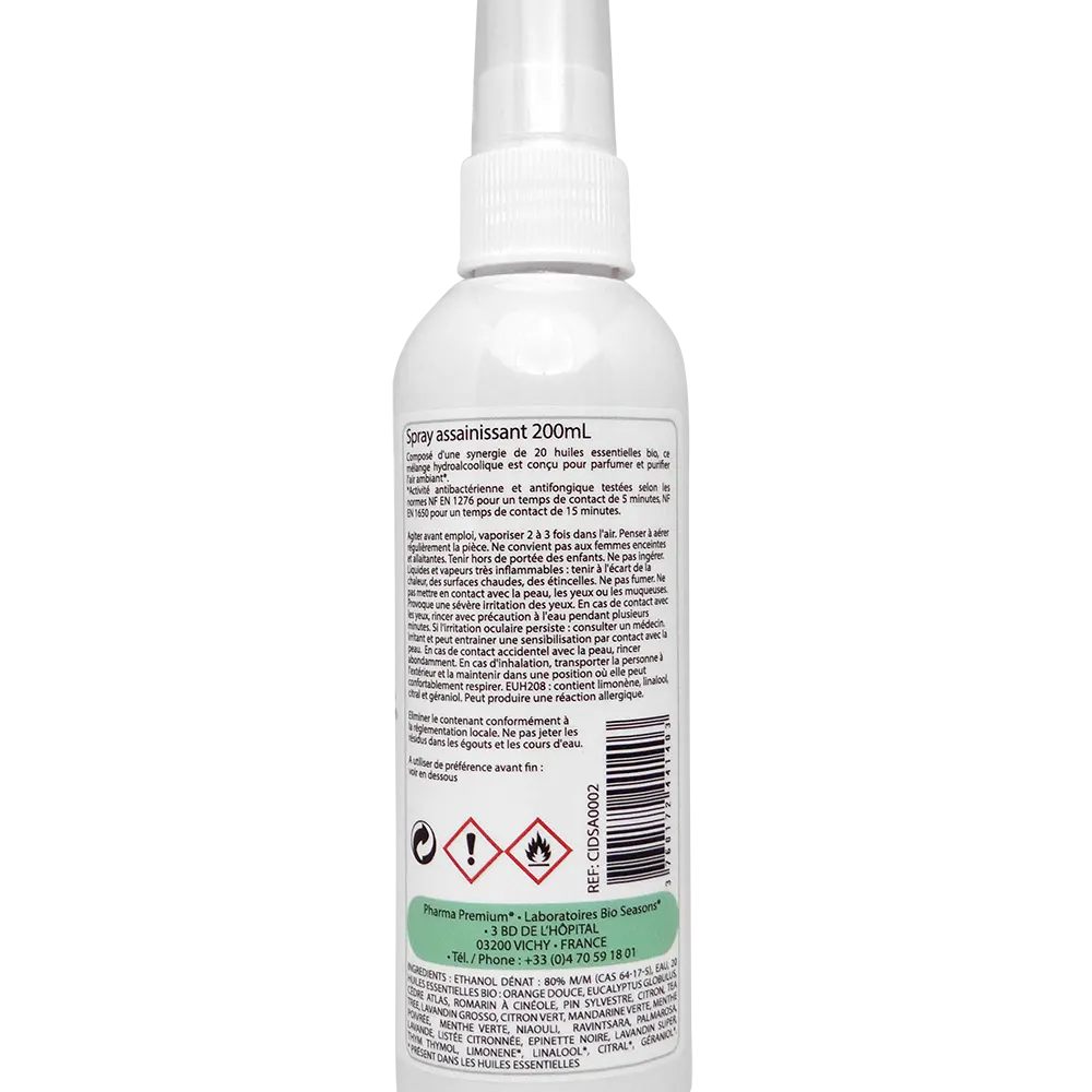 Spray Assainissant 20 huiles essentielles Certifiées Bio-1