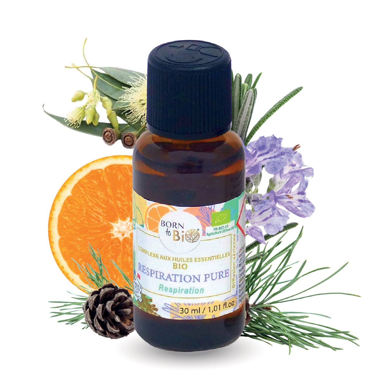 Respiration pure - Complexe aux huiles essentielles Certifiées Bio-0