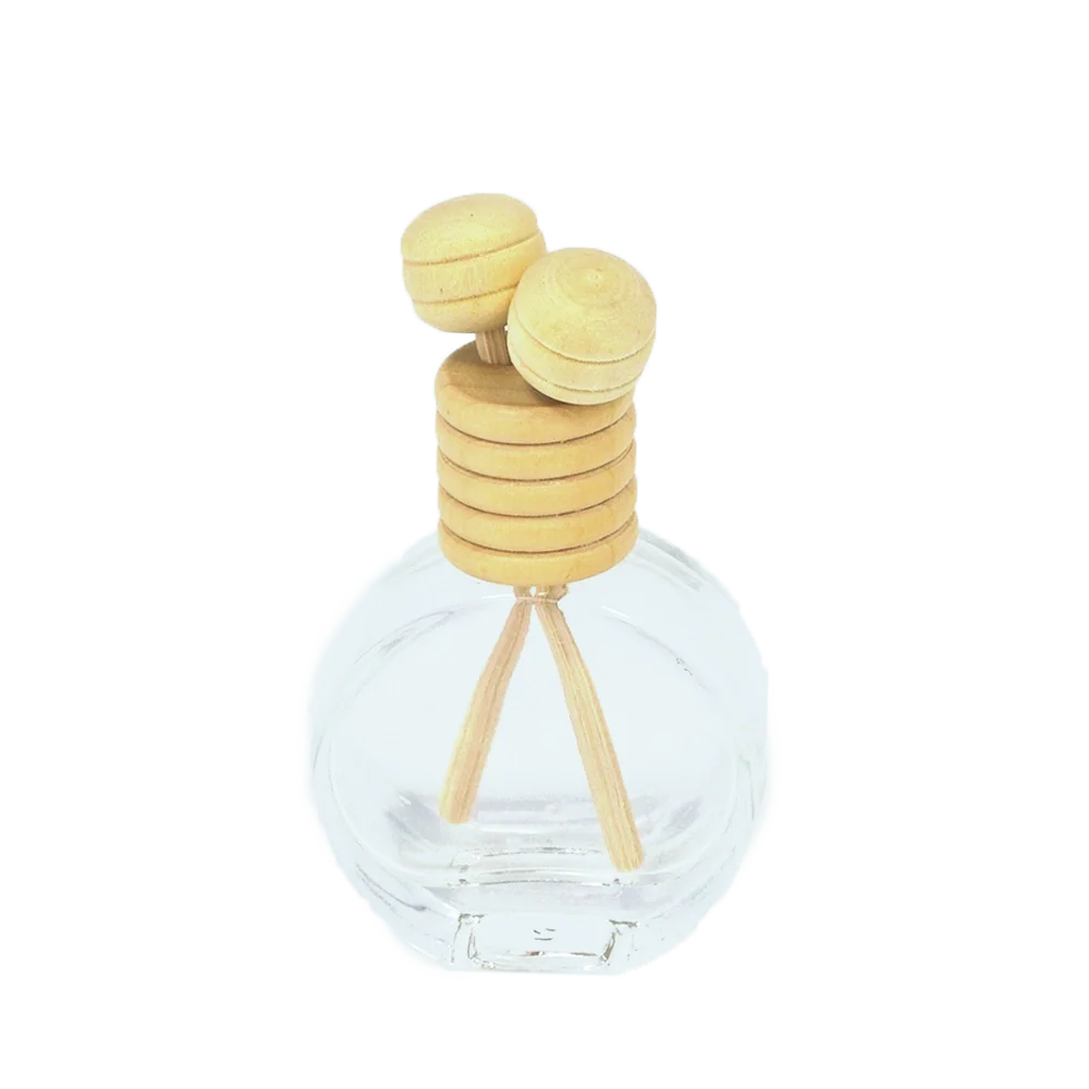 Bouteille verre+2 mini stick en bois-0